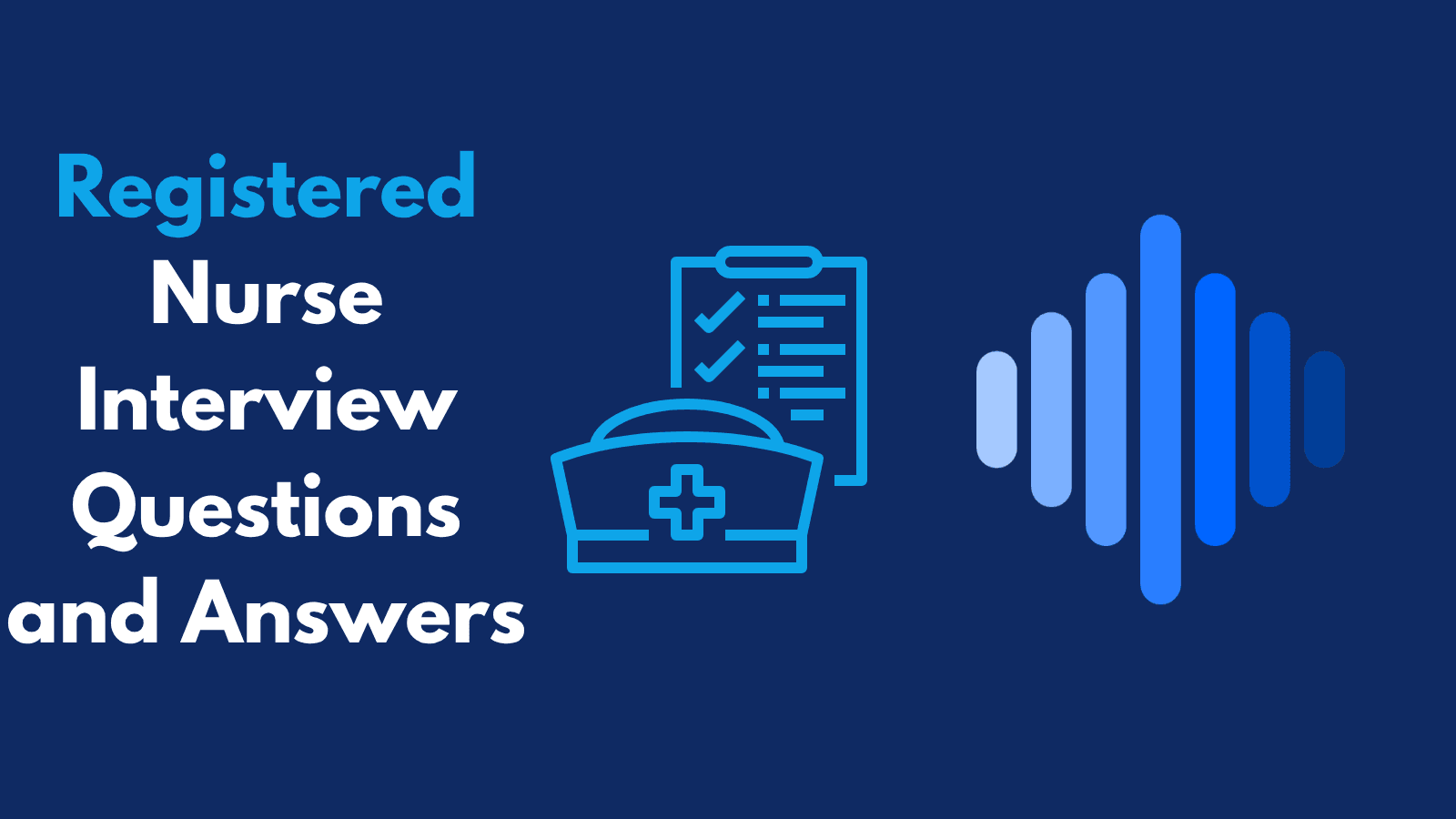 PeakSpeak AI banner for registered nurse interview questions and answers